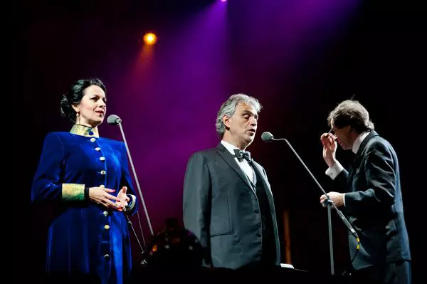 Andrea Bocelli si Angela Gheorghiu