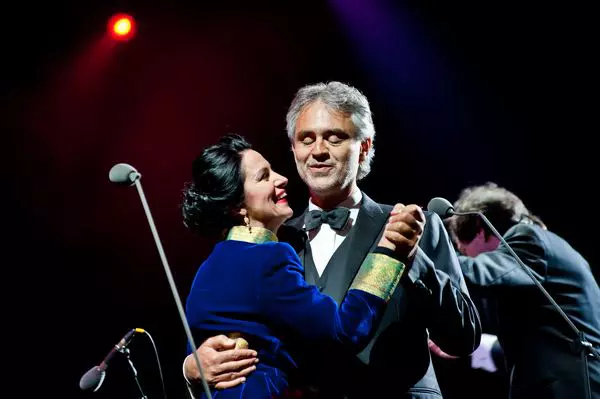 Andrea Bocelli si Angela Gheorghiu