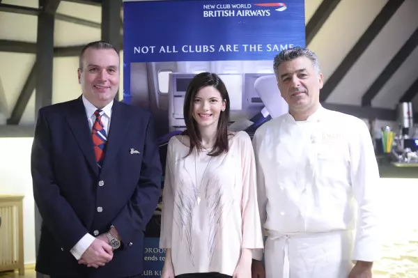 Emil Delibashev (British Airways), Anca Lungu si Chef Joseph Hadad