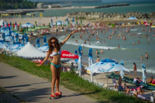 Diana Stirbu la mare