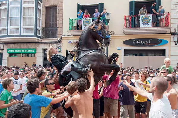 Fiestas de La Mare de Deu de Gracia desfasurate in orasul Mahon de pe insula Menorca