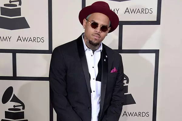 CHRIS BROWN @ the 2015 Grammy awards held @ the Nokia.February 8, 2015