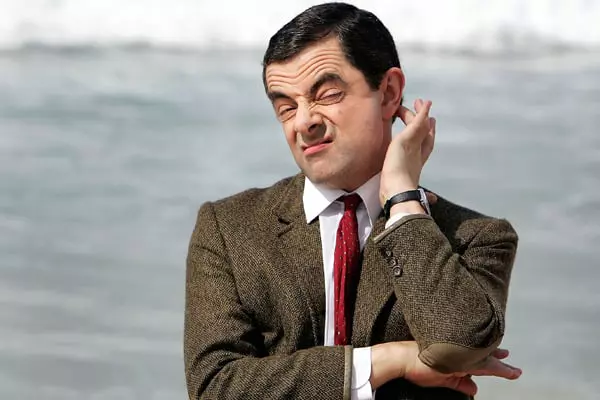 Rowan Atkinson (in character as Mr. Bean) in 2007.
