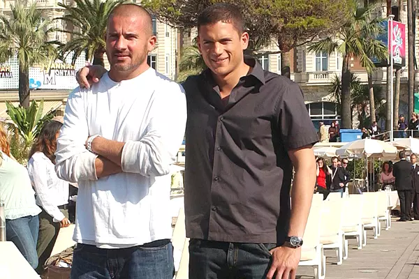 'Prison Break' cast members pose during a photocall at 2006 MIPCOM in Cannes