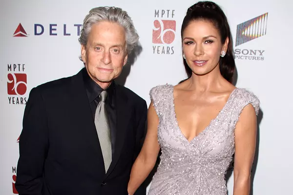 Michael Douglas and Catherine Zeta-Jones at The The Sixth Annual A Fine Romance in LA