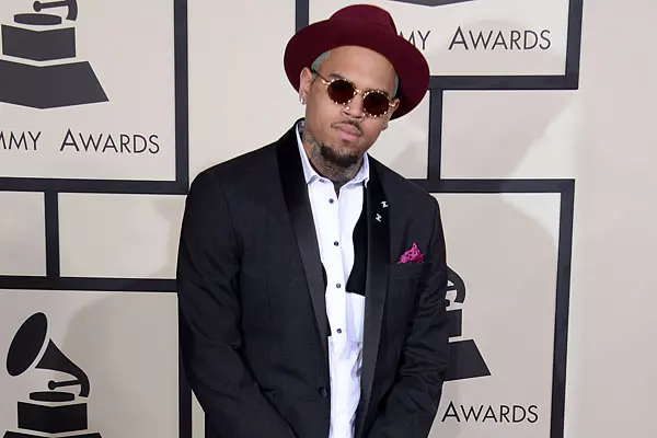 CHRIS BROWN @ the 2015 Grammy awards held @ the Nokia.February 8, 2015