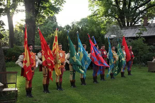 Spectacolul stegarilor italieni