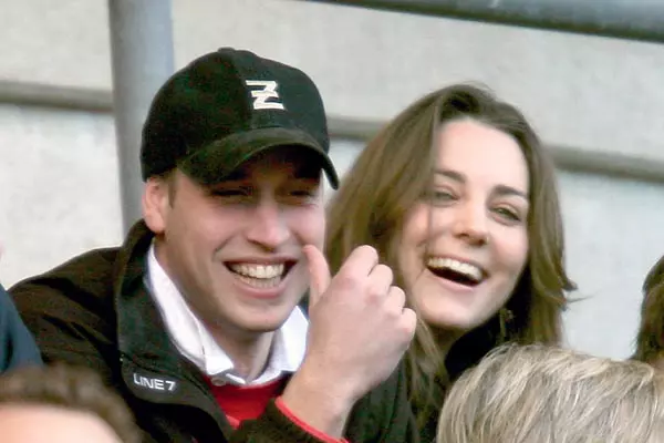 William si Kate Middleton, la un meci in 2010