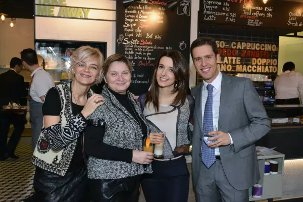 Gianina Corondan, Cristina Stanciulescu (Ringier), Alexandra Copos de Prada si Diego Prada