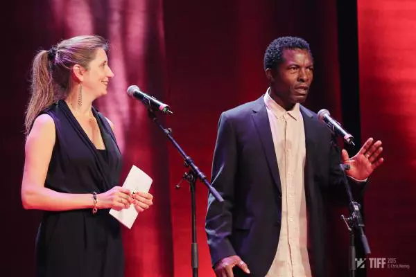 Violeta Bava si Isaach de Bankole TIFF 2015