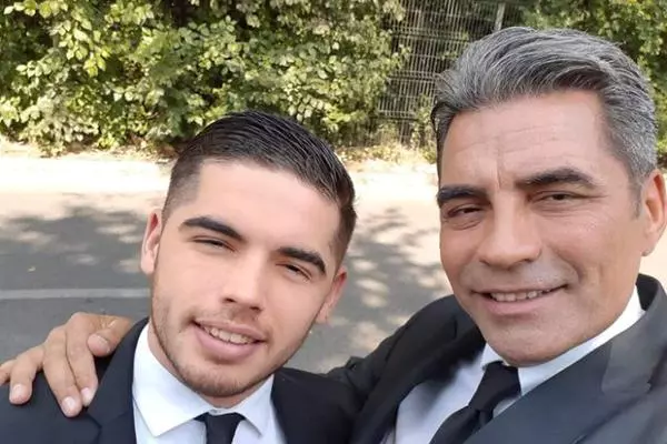 Marcel Toader și fiul său, Maximilian