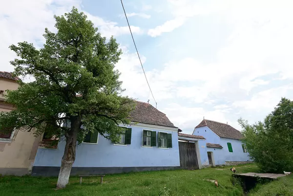 Proprietatea lui Charles din Viscri.