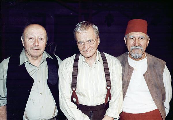 Actorii Marin Moraru Radu Beligan Si Gheorghe Dinica Intr O Pauza