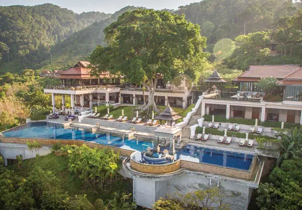 Vedere panoramică asupra resort-ului Pimalai