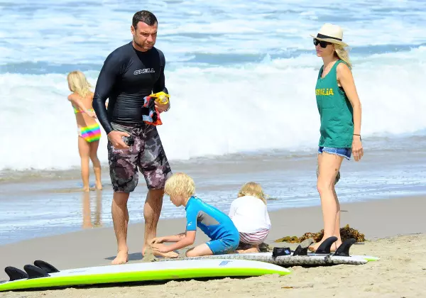 Liev Schreiber, Naomi Watts si copiii lor