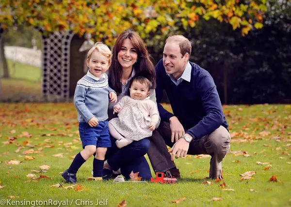 Printul William, Kate, George si Charlotte