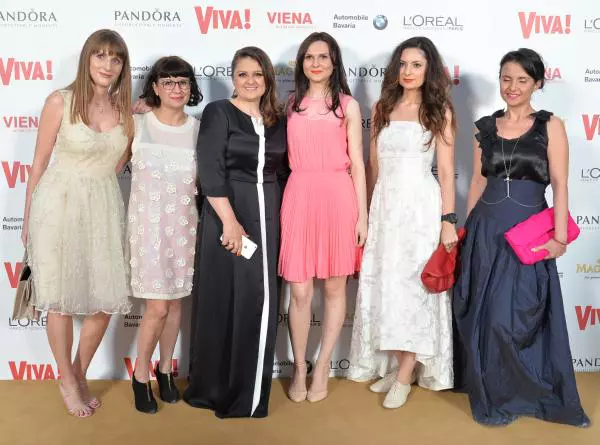Diana Zamfirescu, Camelia Cavadia (Antena 1), Luana Danet (VIVA!),Mara Barza, Oana Mihalache, Ivona Nenu (Talentivity)