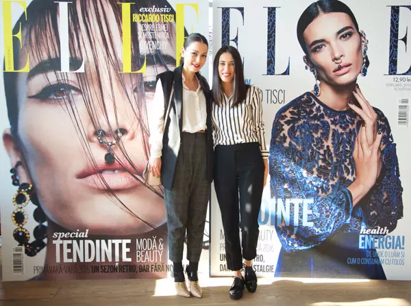 Ioana Georoceanu (Estee Lauder) si  Alice Bursuc (ELLE)