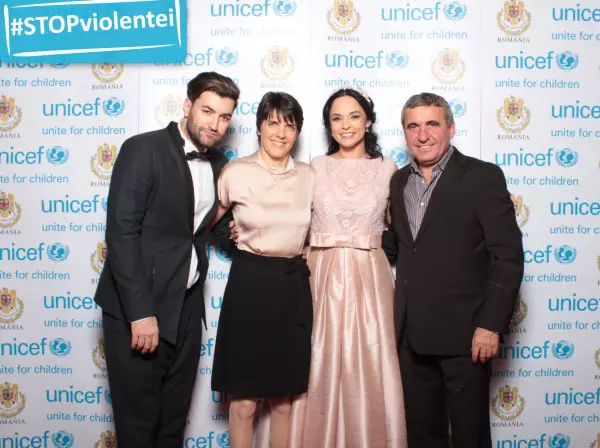 Smiley, Sandie Blanchet, Andreea MArin si Gheorghe Hagi