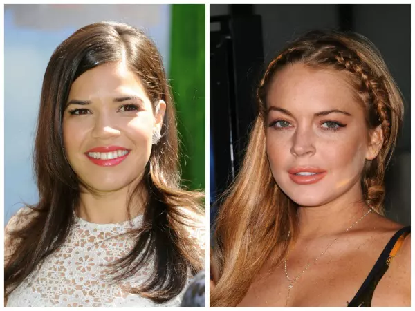 Lindsay Lohan și America Ferrera