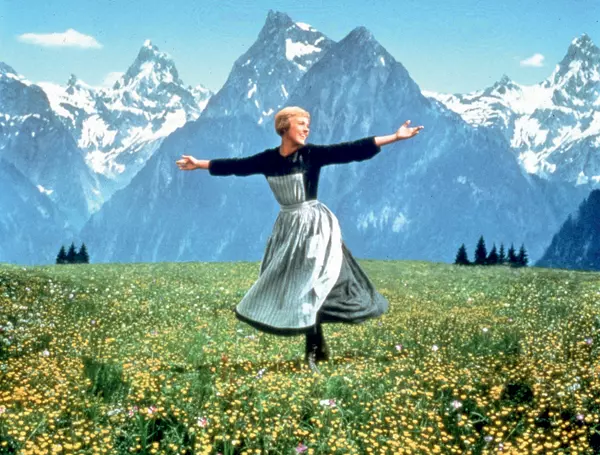 Julie Andrews in "Sunetul muzicii"