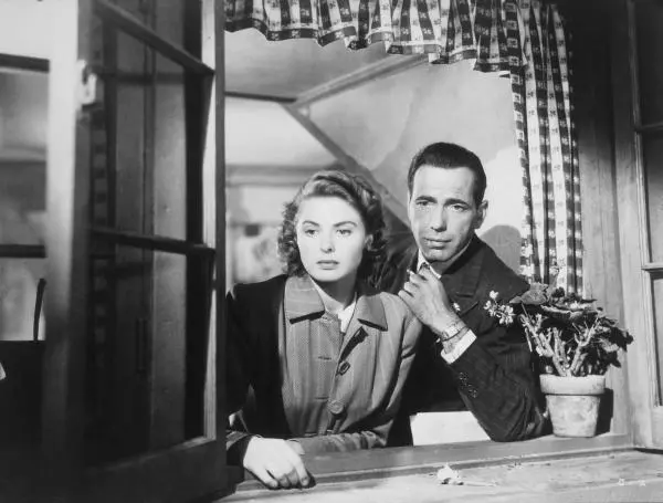 Humphrey Bogart și Ingrid Bergman în „Casablanca“