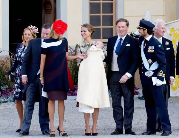 Printul Nicolas, Printesa Madelene, Christopher O'Neill, Printul Carl Philip