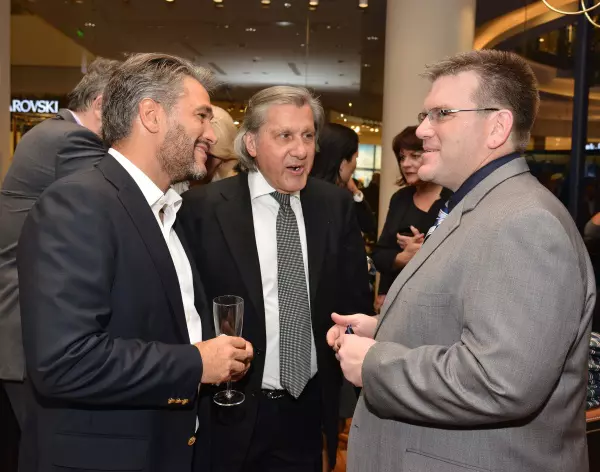 Liviu Popescu, Ilie Nastase si Dean Thompson, insarcinatul cu afaceri al SUA