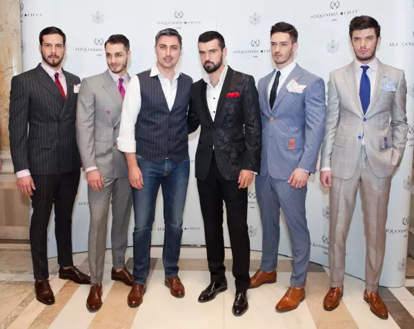 Alexandru Ciucu, alaturi de modele