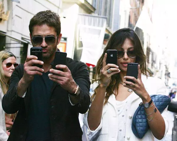 Gerard Butler si Madalina Ghenea la  Roma