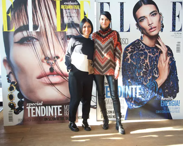 Domnica Margescu (Elle) si Oana Buican (Burberry)