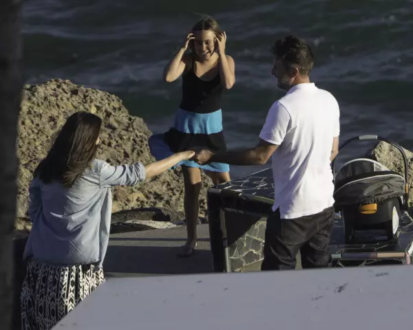 Coco, fiica lui David Arquette, pare extrem de fericită