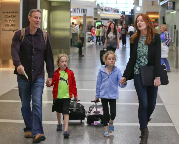 Marcia Cross si familia ei