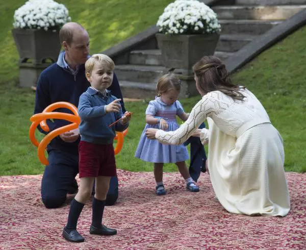 Printul William, Kate Middleton, Printul George si Printesa Charlotte