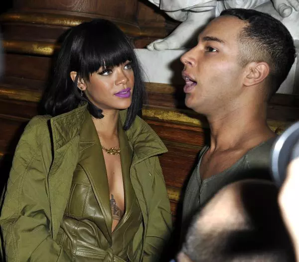 Rihanna si Olivier Rousteing (Balmain)