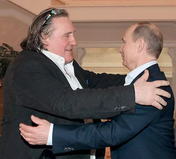  Vladimir Putin si  Gerard Depardieu, la Soci
