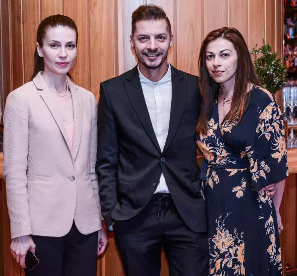 Oana Mocanu (The Grand), Ovidiu Muresanu, Tatiana Ernuteanu (PR Specialist)