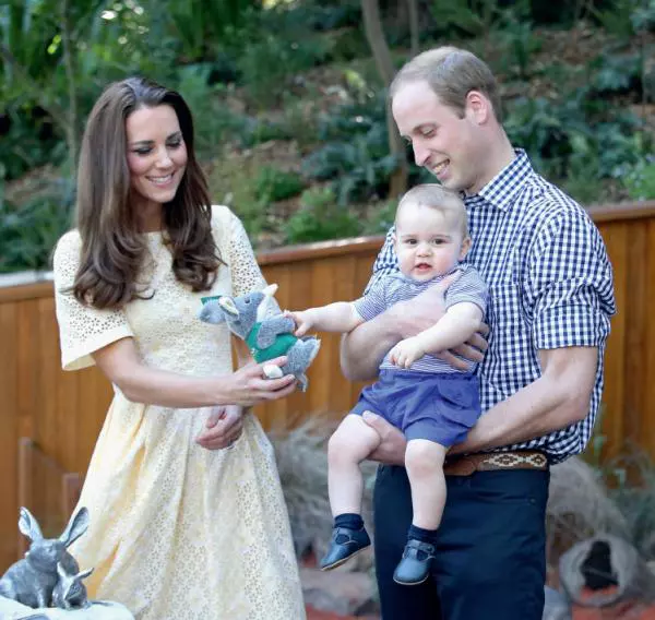 Kate, William si George
