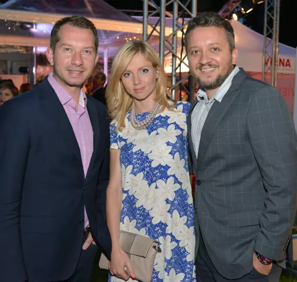 Mihai Sturzu, Florin Grozea si sotia sa, Ioana