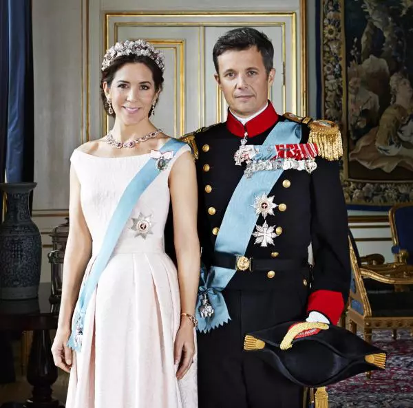 Prinţul Frederik al Danemarcei şi Prinţesa Mary