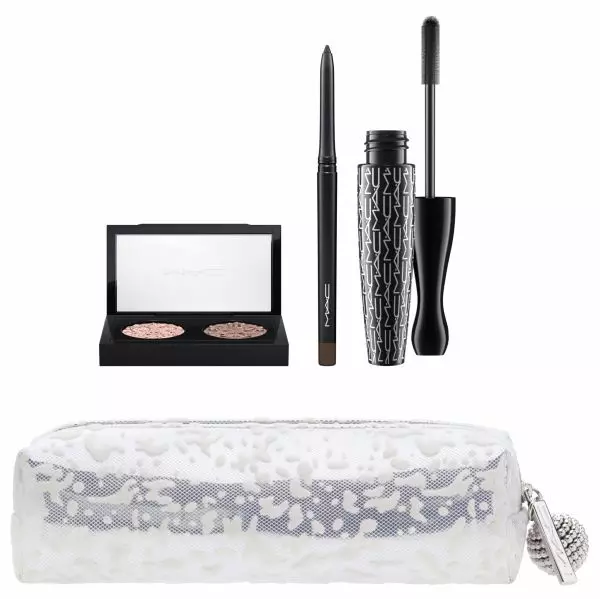 Kit pentru ochi, MAC, SnowBall EyeBag Warm Smoky Eye, 251 lei