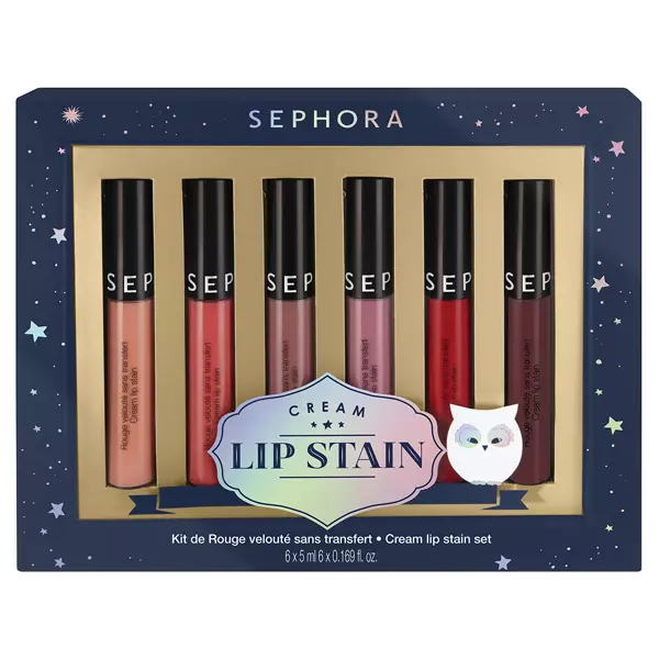 Set rujuri de buze Cream Lip Stain Collection Set, Sephora, 142 lei