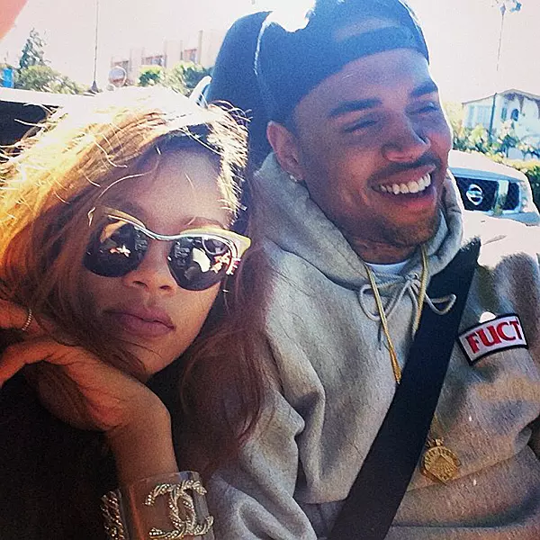 Rihanna and Chris Brown