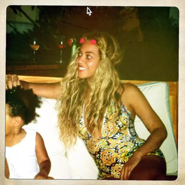 Beyonce si  Blue Ivy