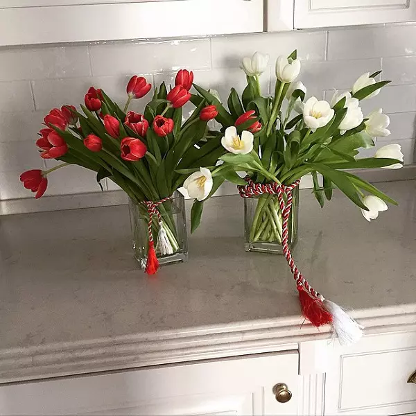 Florile primite de Elena Gheorghe de la sotul ei