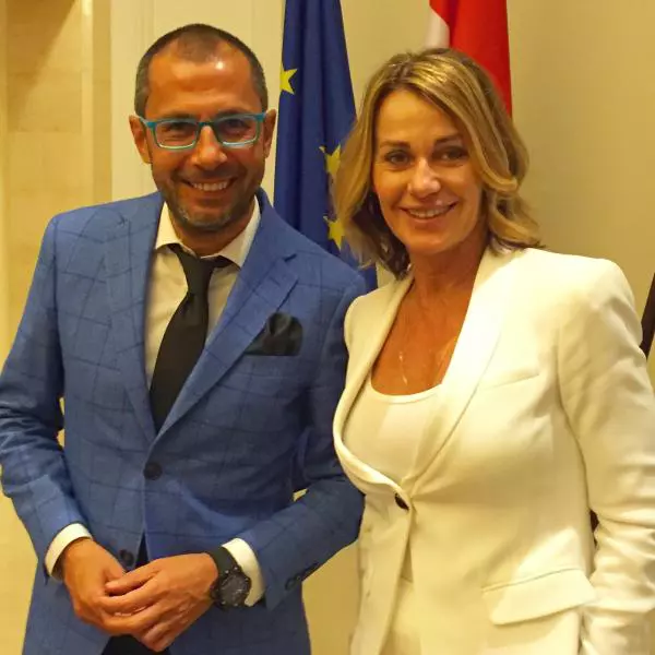 Andrei Nourescu si Nadia Comaneci