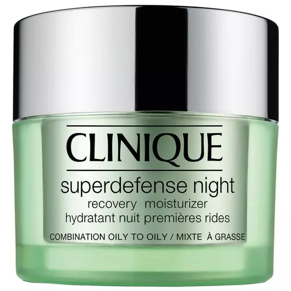 Cremă de noapte ten mixt/gras, Clinique, Superdefense Night Recovery, 265 lei