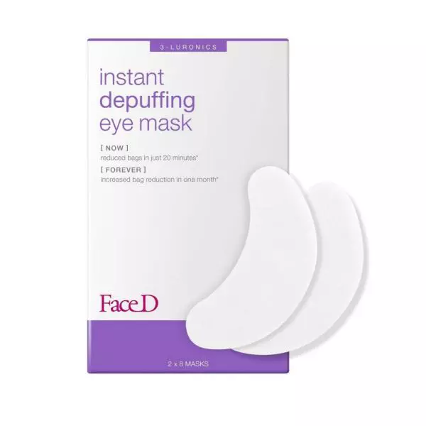 Măști de ochi anti-oboseală, Faced, Instant Depuffing Eye Mask, 67 lei, disponibile Sephora