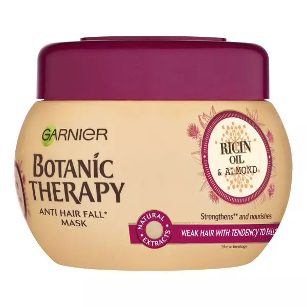Mască pentru părul cu tendință de cădere, Garnier, Botanic Therapy Ricin Oil Mask, 22.82 lei