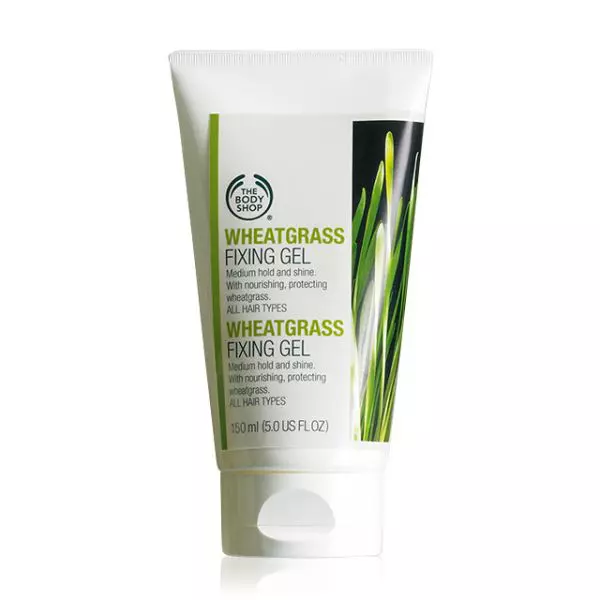 Gel pentru fixarea părului, The Body Shop, Wheatgrass Fixing Gel, 44 lei